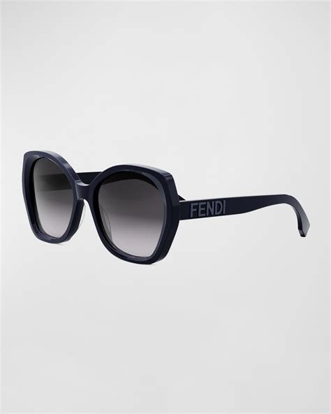 fendi gradient acetate butterfly sunglasses|Fendi Lettering Acetate Butterfly Sunglasses .